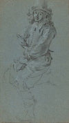 Seated Cavalier with His Arm Akimbo