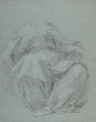 Seated Draped Figure