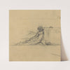 Seated Female Figure for ‘San Francisco’ by Charles Meryon