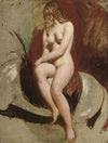 Seated female nude
