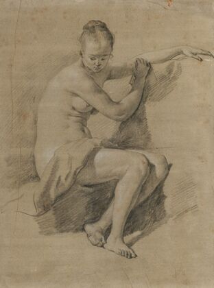 Seated Female Nude