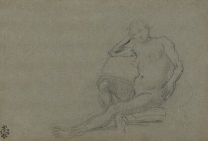 Seated Female Nude