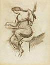 Seated Female Nude