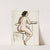 Seated Female Nude by Carl Newman