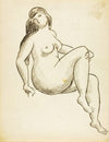 Seated Female Nude