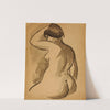 Seated Female Nude by Carl Newman