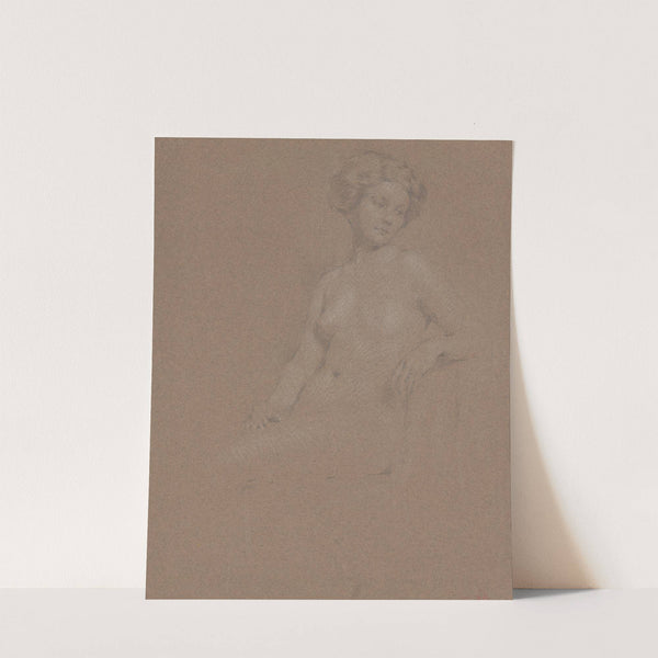 Seated Female Nude by Philip Leslie Hale