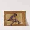 Seated Female Nude in Profile, Bending Forward by Arthur Bowen Davies