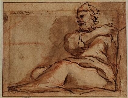 Seated Figure, facing left