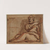 Seated Figure, facing left by Correggio