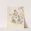 Seated Figure of a Woman by John Singer Sargent