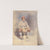 Seated gardener with a shovel by William Egley
