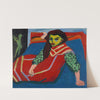 Seated Girl (Fränzi Fehrmann) (1910-1920) by Ernst Ludwig Kirchner