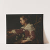 Seated Girl with Wreaths of Roses (ca. 1654-55) by Bernhard Keil