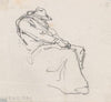Seated Huddled Man
