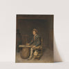 Seated Hunter In A Tavern by Philips Koninck