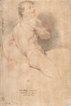 Seated Male Nude