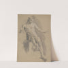 Seated Male Nude (ca. 1740) by Jean Restout the Younger