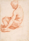 Seated Male Nude