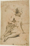 Seated Male Nude