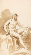 Seated Male Nude