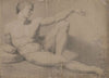 Seated Male Nude