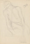 Seated Male Nude