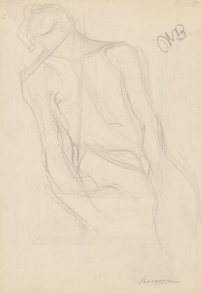Seated Male Nude