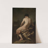 Seated male nude as Bacchus by Jean Baptiste Marie Pierre