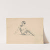 Seated Male Nude (recto) (c. 1830-1835) by James Goodwyn Clonney