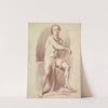 Seated Male Nude Resting on a Stick 1765–1810 by Jakob Matthias Schmutzer