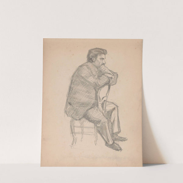 Seated Man by Jules Schmalzigaug