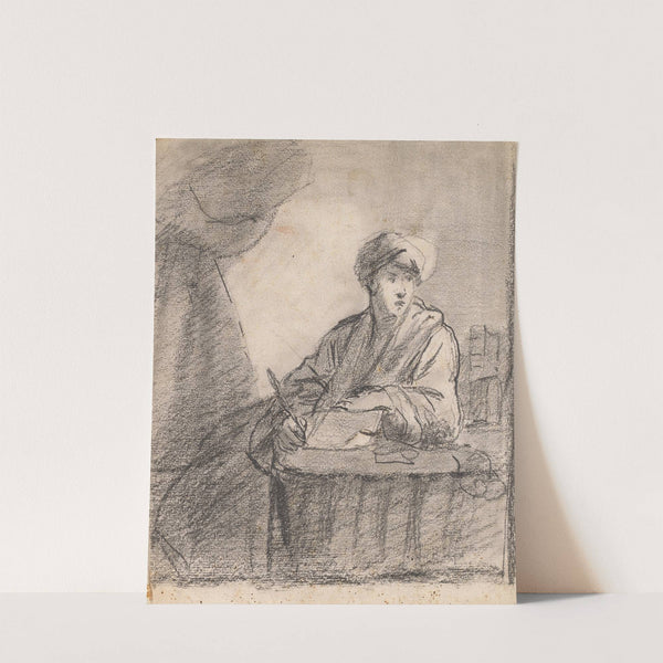 Seated Man at Table by Sir Joshua Reynolds