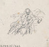 Seated Man, Leaning on a Sword