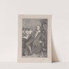 Seated Man with Quill in his Right Hand at Desk Littered with Books (1834) by Celestin Nanteuil