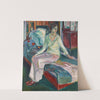 Seated Model on the Couch (1924–26) by Edvard Munch