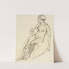 Seated Nude by Alfred J. Wands