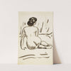 Seated Nude by Carl Newman