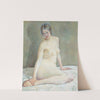 Seated nude (Elsa) by Simkha Simkhovitch