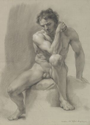 Seated Nude Male