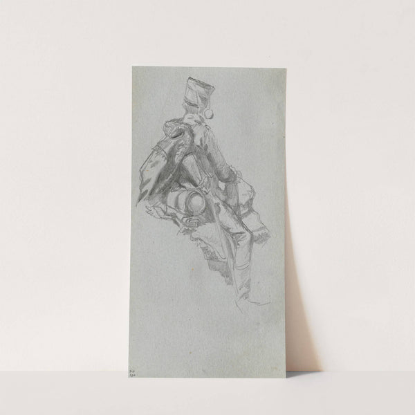 Seated Soldier (1860s) by Ernest Meissonier