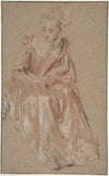 Seated Woman Holding a Fan