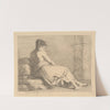 Seated Woman, Le Blanc 20 by Angelica Kauffmann