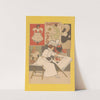 Seated Woman Looks at Prints in a Print Stand (1897) by Armand Rassenfosse