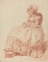 Seated Woman Sewing