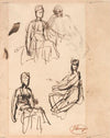 Seated Woman: Three Studies