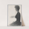 Seated Woman with a Parasol (1884–1885) by Georges Seurat