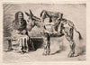 Seated woman with Mule (1875)