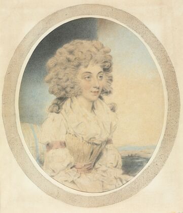 Seated Young Lady Facing Right (c. 1770–1824)