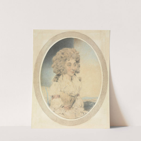 Seated Young Lady Facing Right (c. 1770–1824) by John Downman